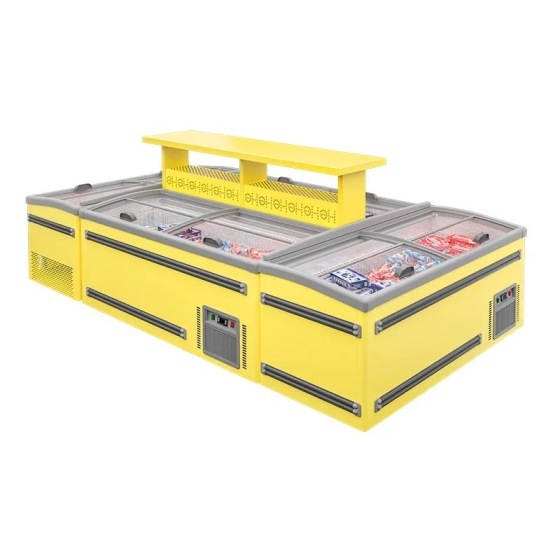 Combined island freezer