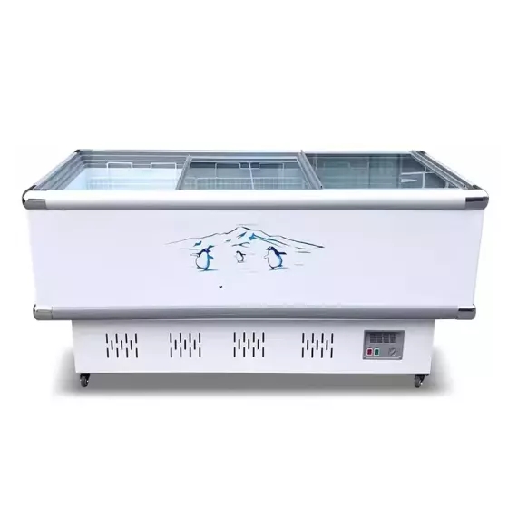 Horizontal display cabinet