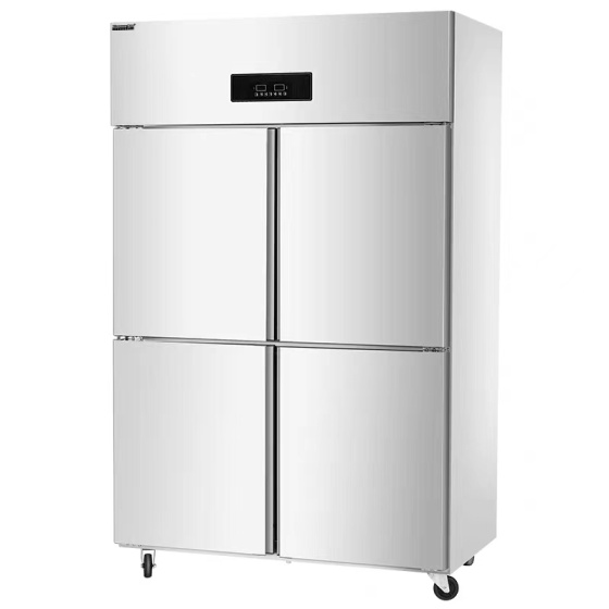 Stainless Steel Vertical Kitchen Refrigerated Cabinet