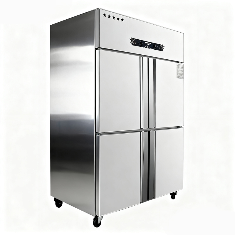 Stainless Steel Vertical Kitchen Refrigerated Cabinet_2