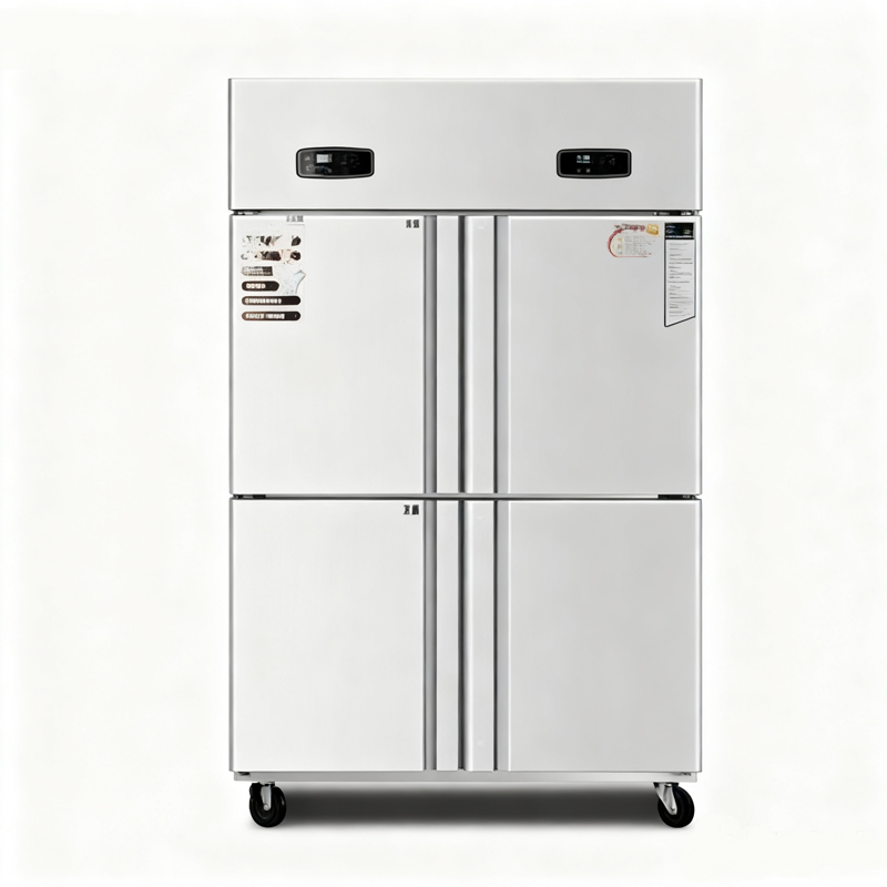 Stainless Steel Vertical Kitchen Refrigerated Cabinet_2
