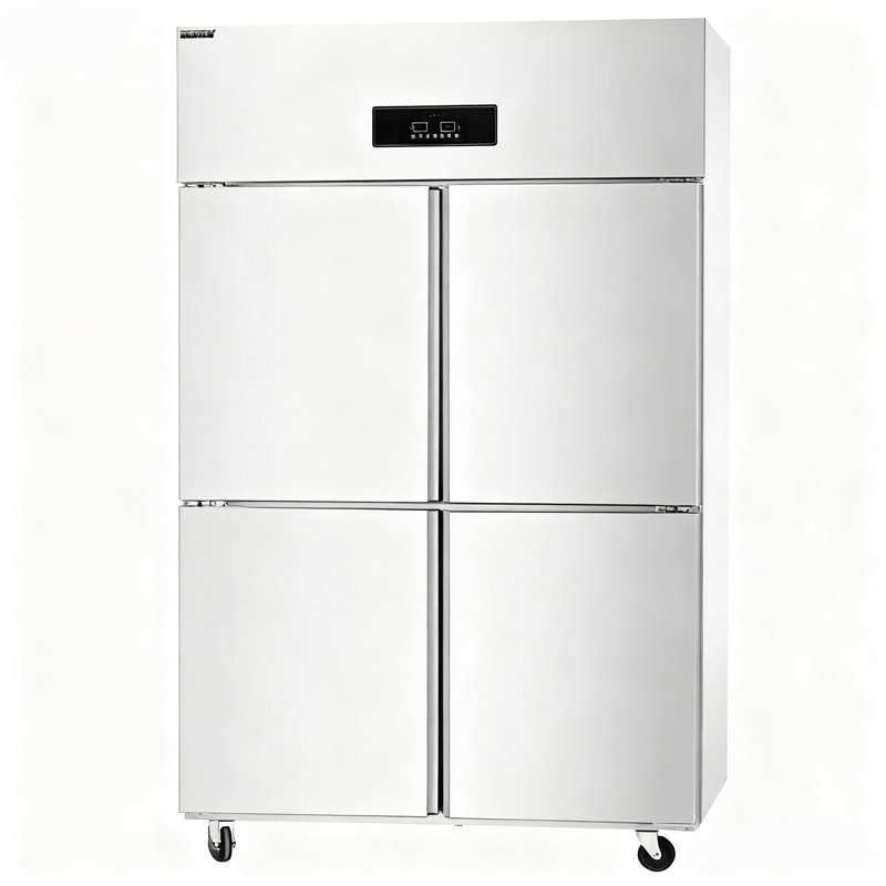 Stainless Steel Vertical Kitchen Refrigerated Cabinet_1