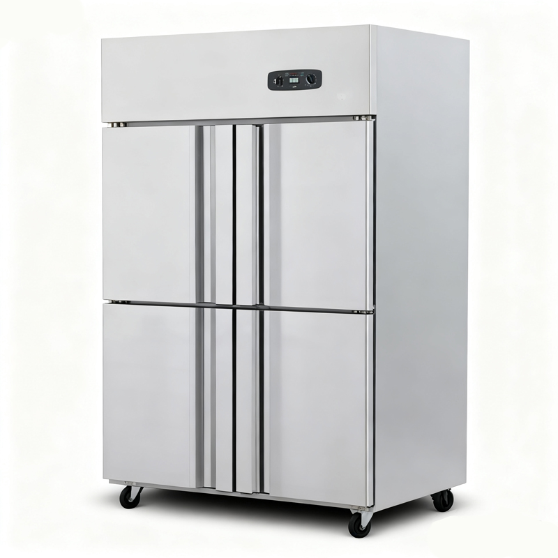 Stainless Steel Vertical Kitchen Refrigerated Cabinet_2