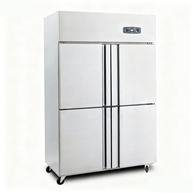 Stainless Steel Vertical Kitchen Refrigerated Cabinet_1