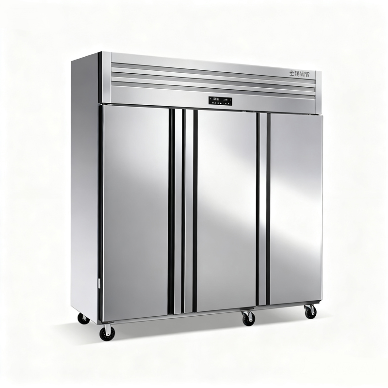 Stainless Steel Vertical Kitchen Refrigerated Cabinet_3
