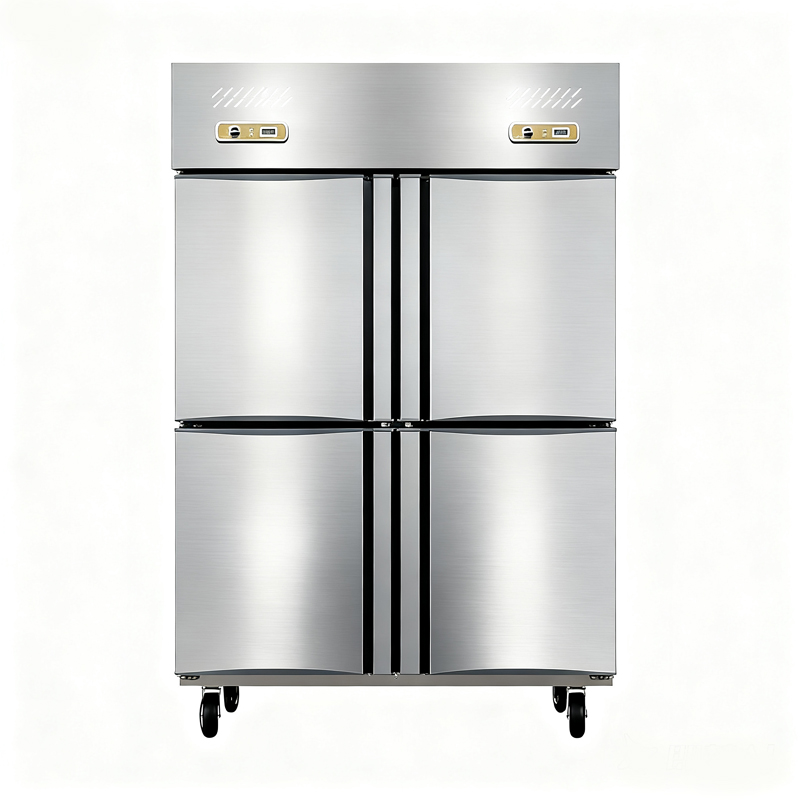 Stainless Steel Vertical Kitchen Refrigerated Cabinet_3