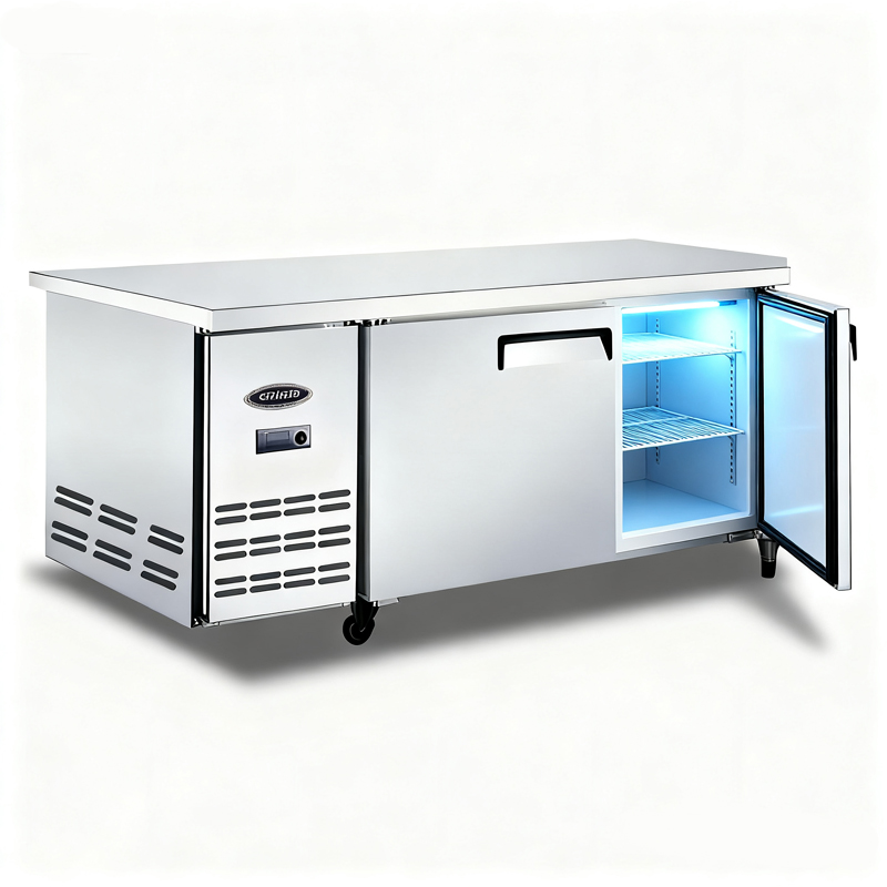 Stainless Steel Kitchen Refrigerated Cabinet_3