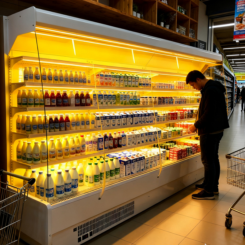 Mobile Supermarket Display Cabinet_4