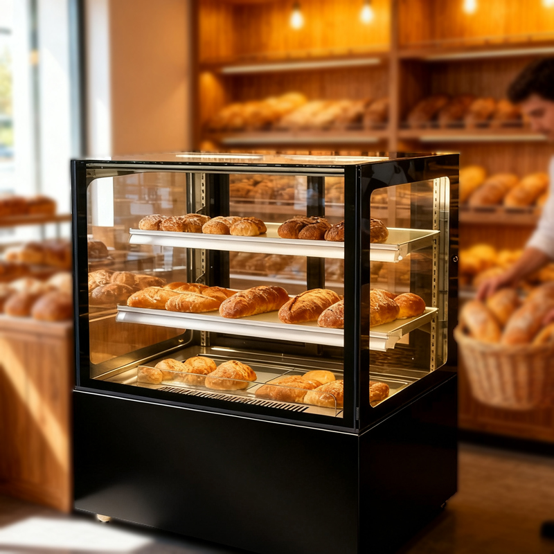 Movable Cake Display Cabinet_4