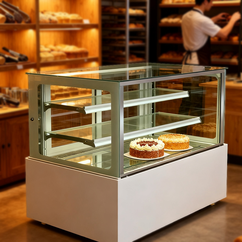 Movable Cake Display Cabinet_5