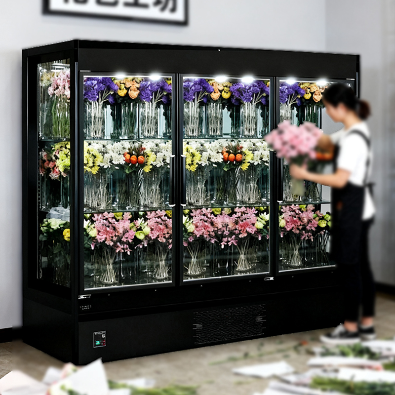 Floral Refrigerated Display Cabinet_4