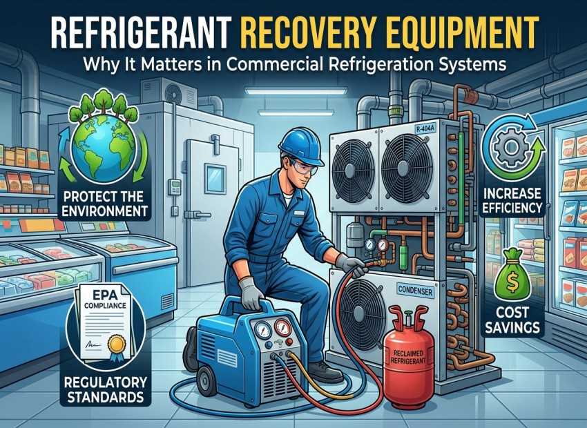 Refrigerant Recovery Equipment: Why It Matters in Commercial Refrigeration Systems