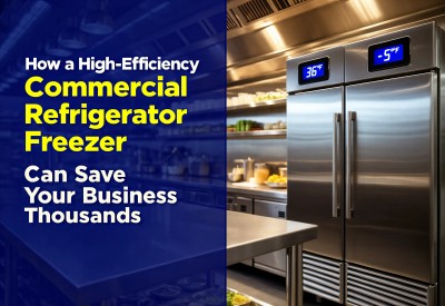 How a High-Efficiency Commercial Refrigerator Freezer Can Save Your Business Thousands