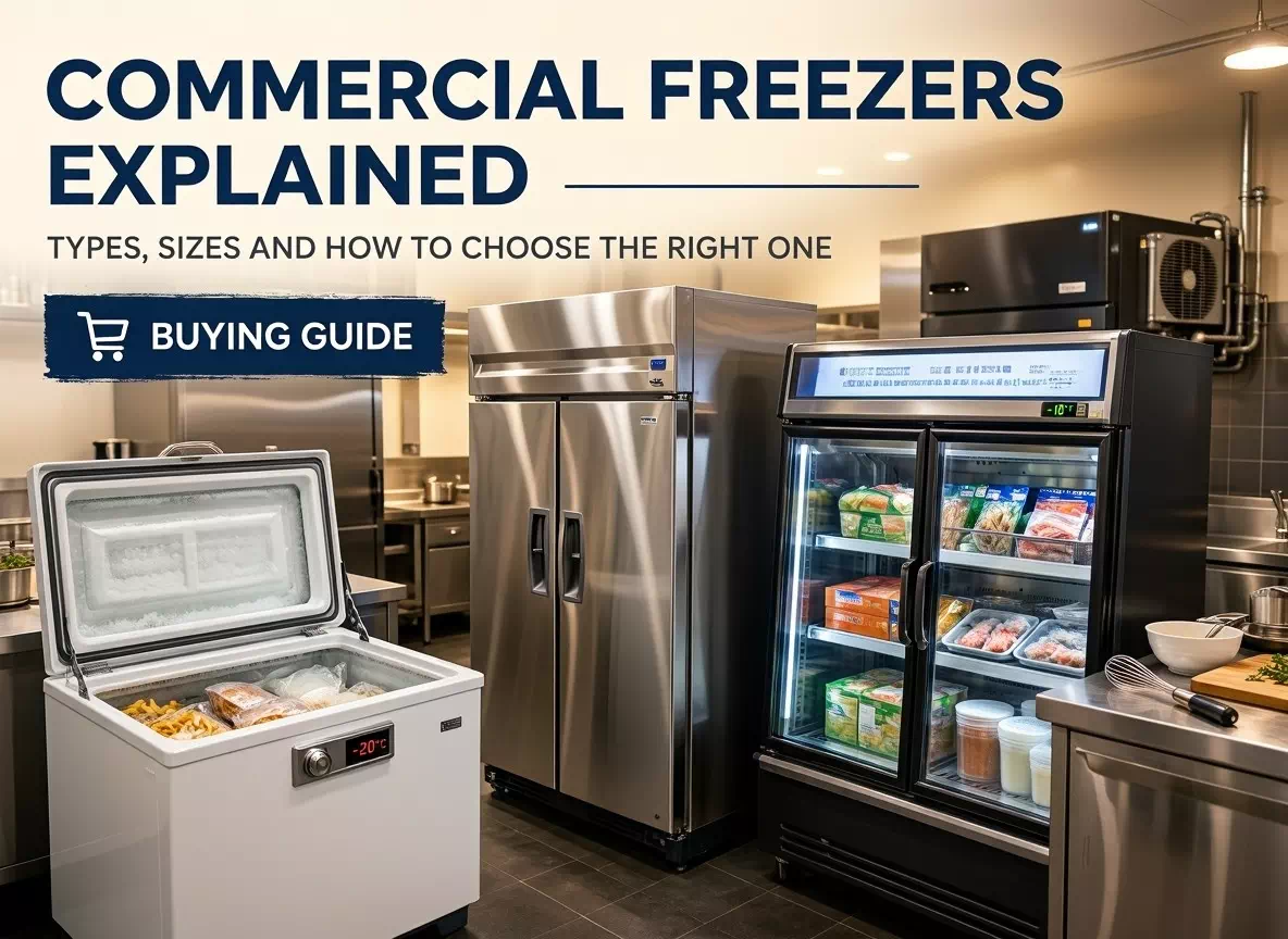 Commercial Freezers Explained: Types, Sizes and How to Choose the Right One
