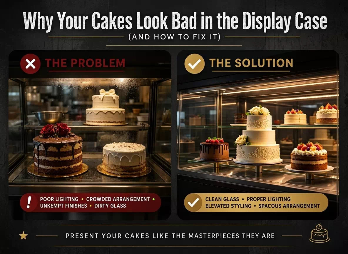 Why Your Cakes Look Bad in the Display Case (And How to Fix It)